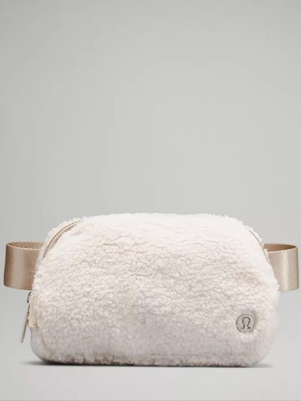 Lululemon Everywhere Belt Bag Natural Light Ivory Trench Fleece Sherpa